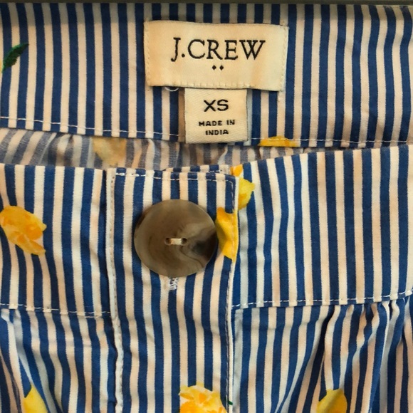 J Crew Lemon Button Up Blouse - Picture 3 of 4